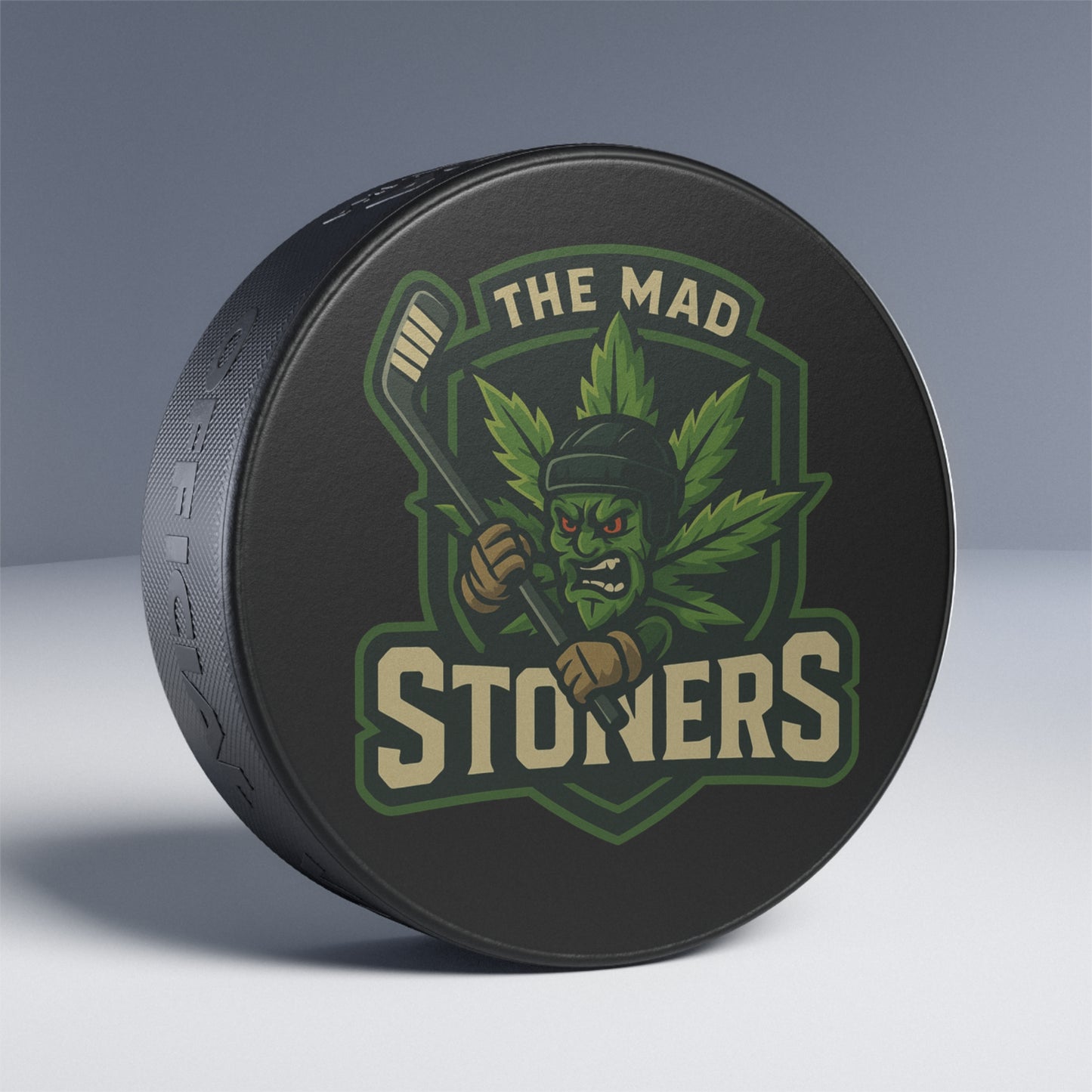 The Mad Stoners Official Hockey Puck