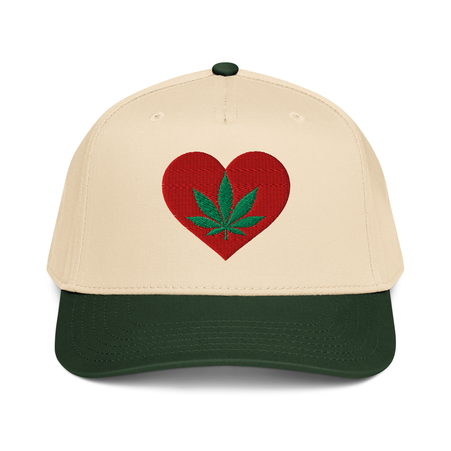 Heart Leaf 5 Panel Hat