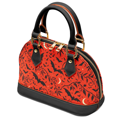 Batty Nights Dome Satchel Handbag