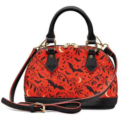 Batty Nights Dome Satchel Handbag