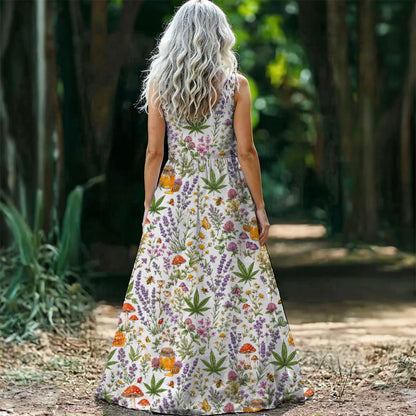 Honey & Herb Sleeveless Maxi Dress
