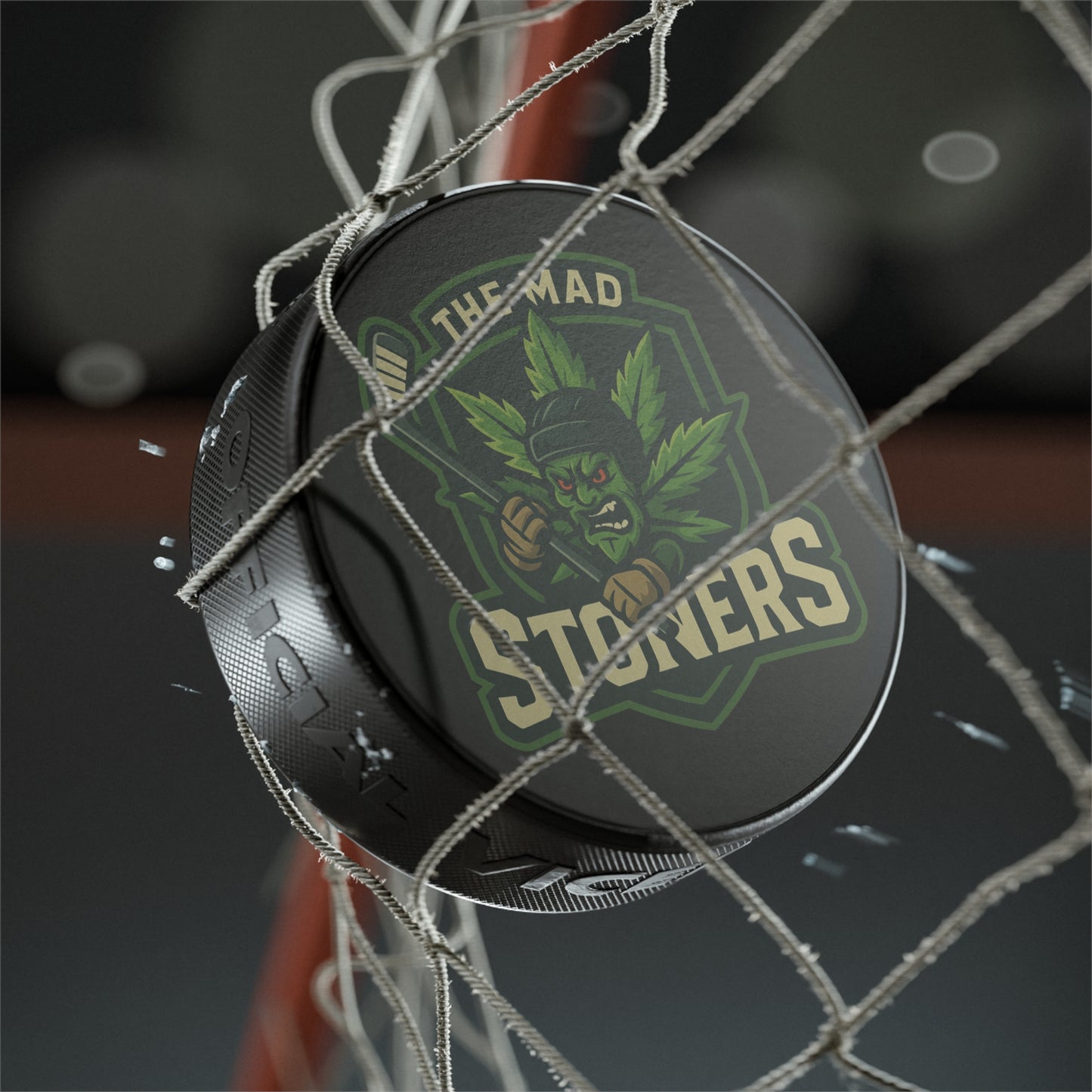 The Mad Stoners Official Hockey Puck