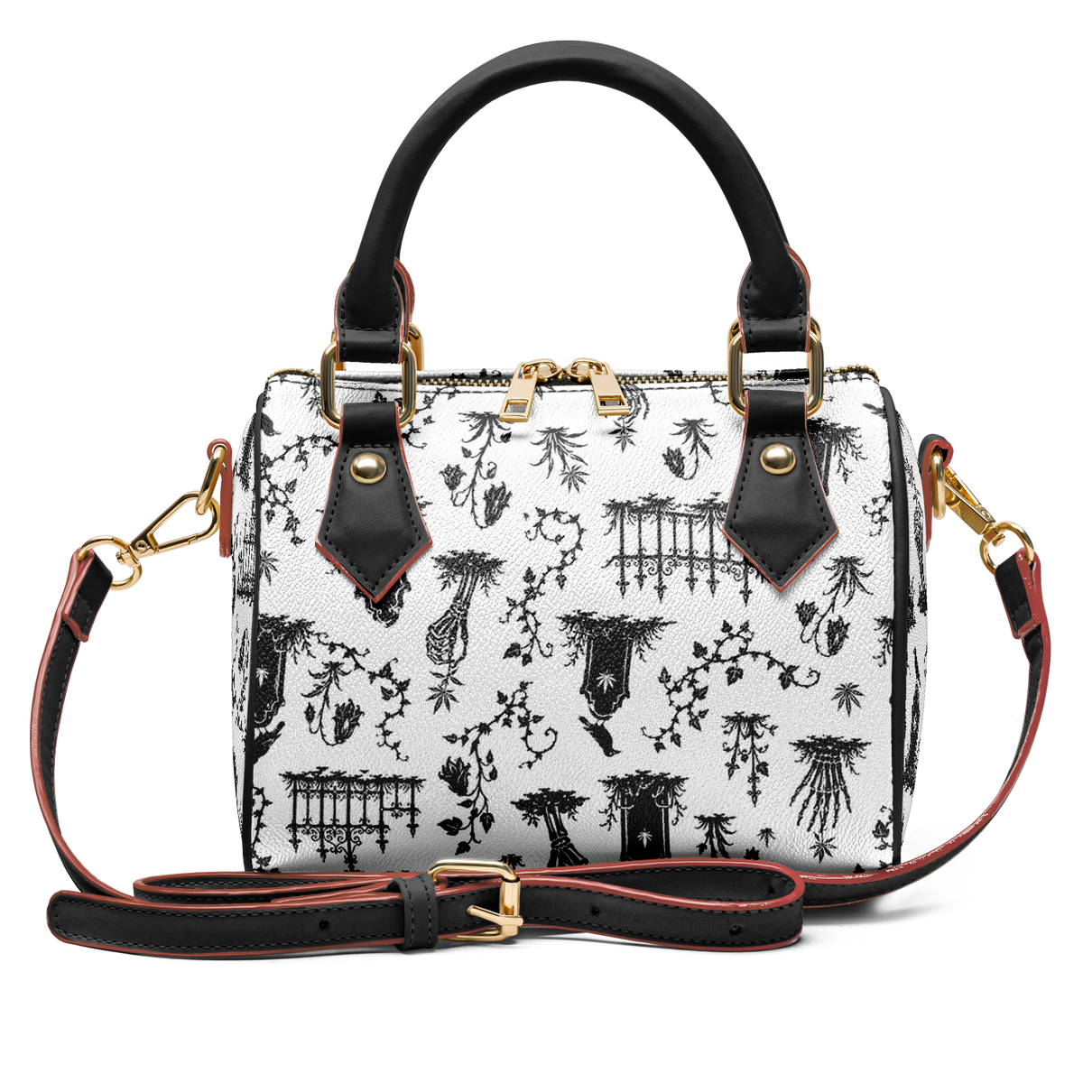 Graveyard Garden Crossbody Handbag