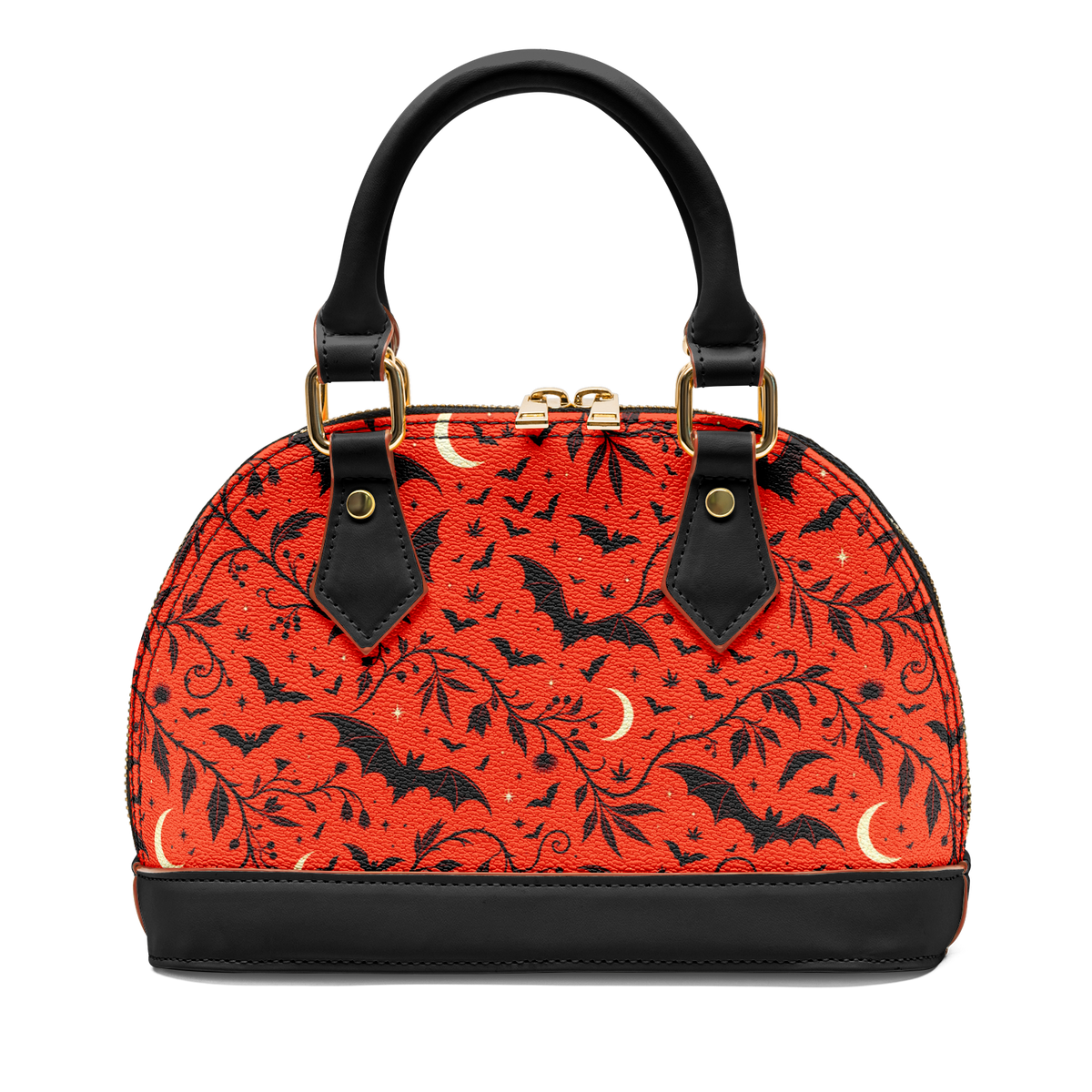 Batty Nights Dome Satchel Handbag