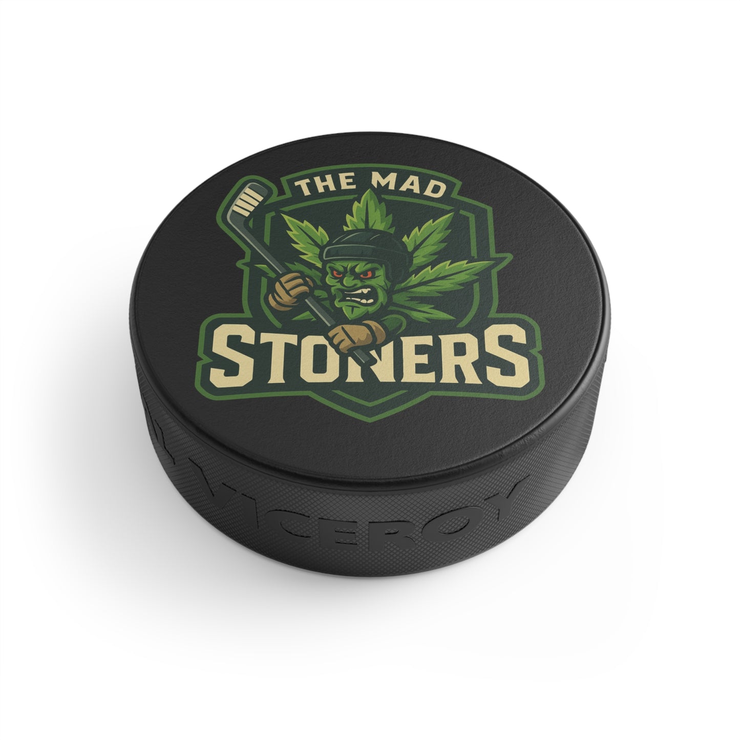 The Mad Stoners Official Hockey Puck