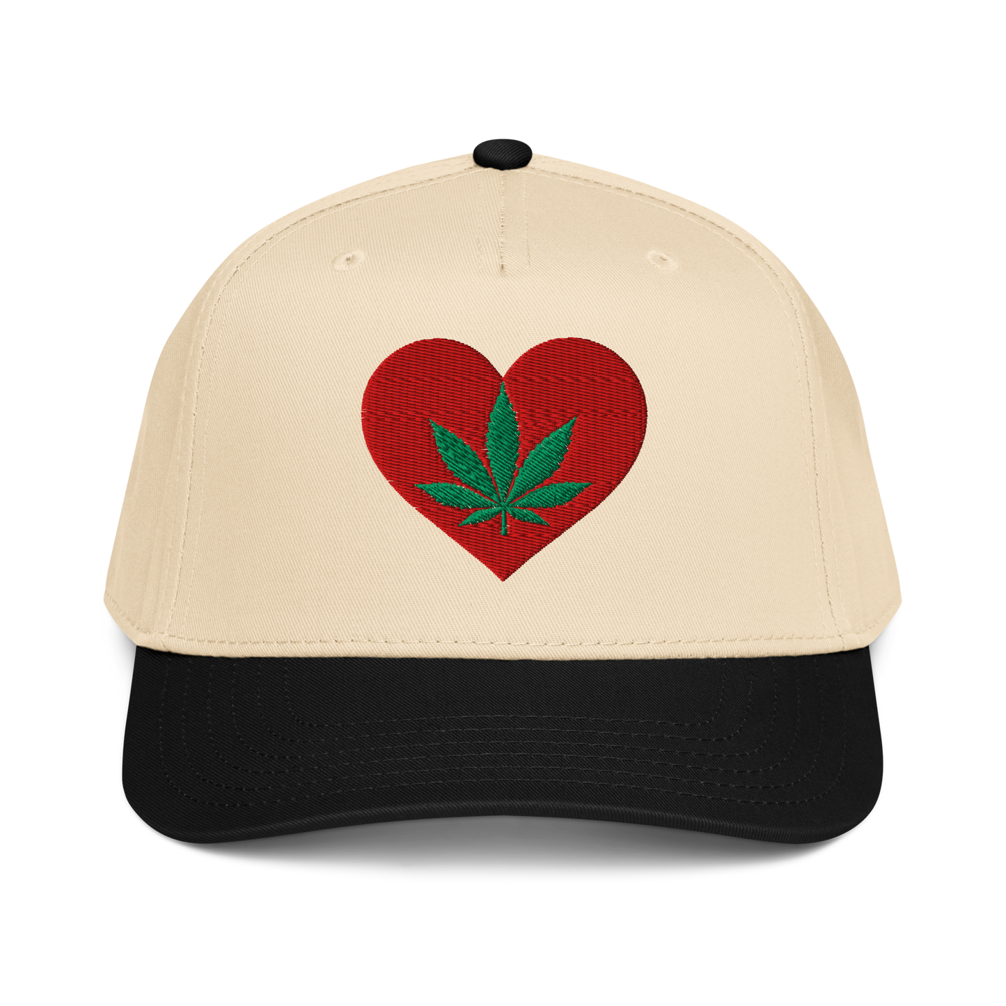 Heart Leaf 5 Panel Hat