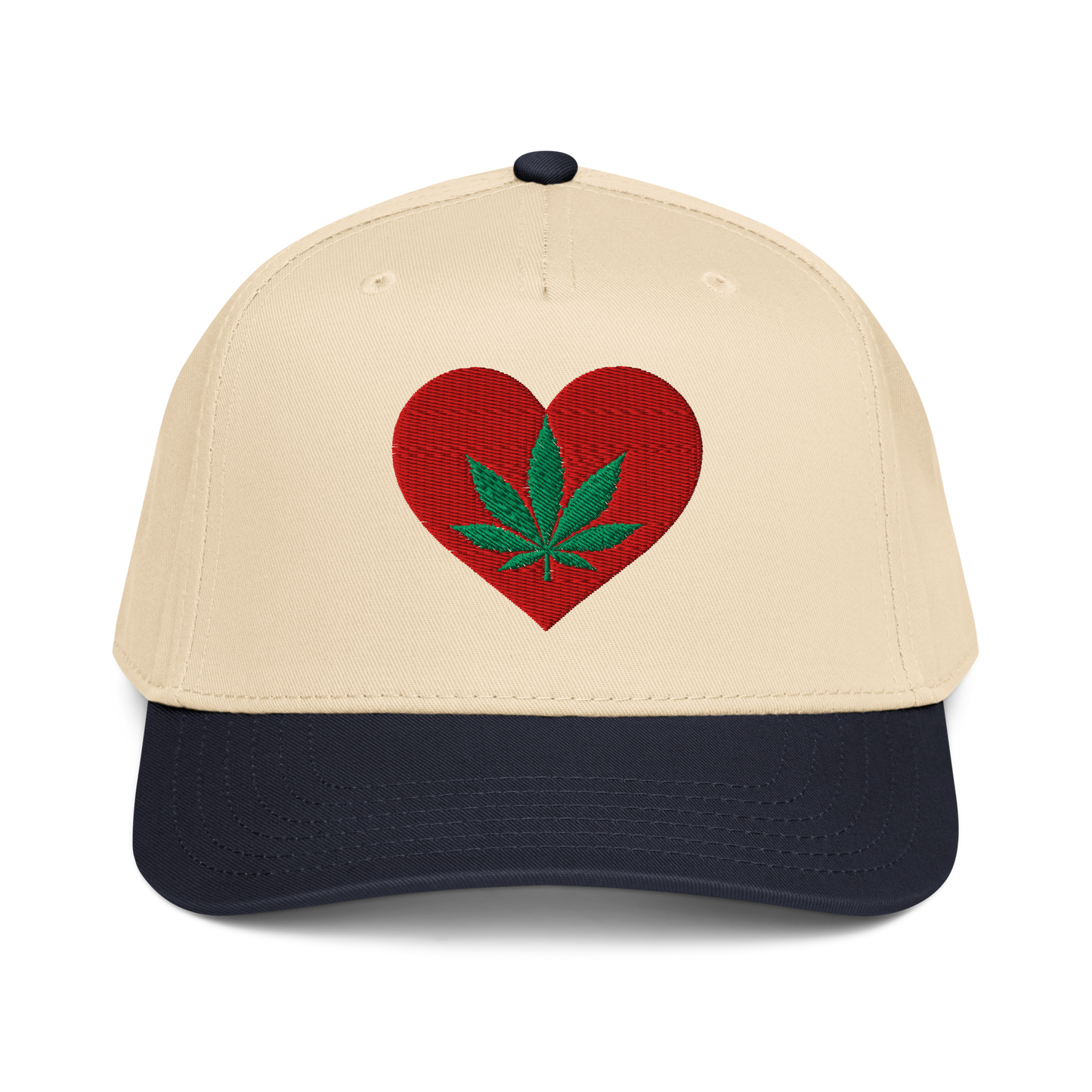 Heart Leaf 5 Panel Hat