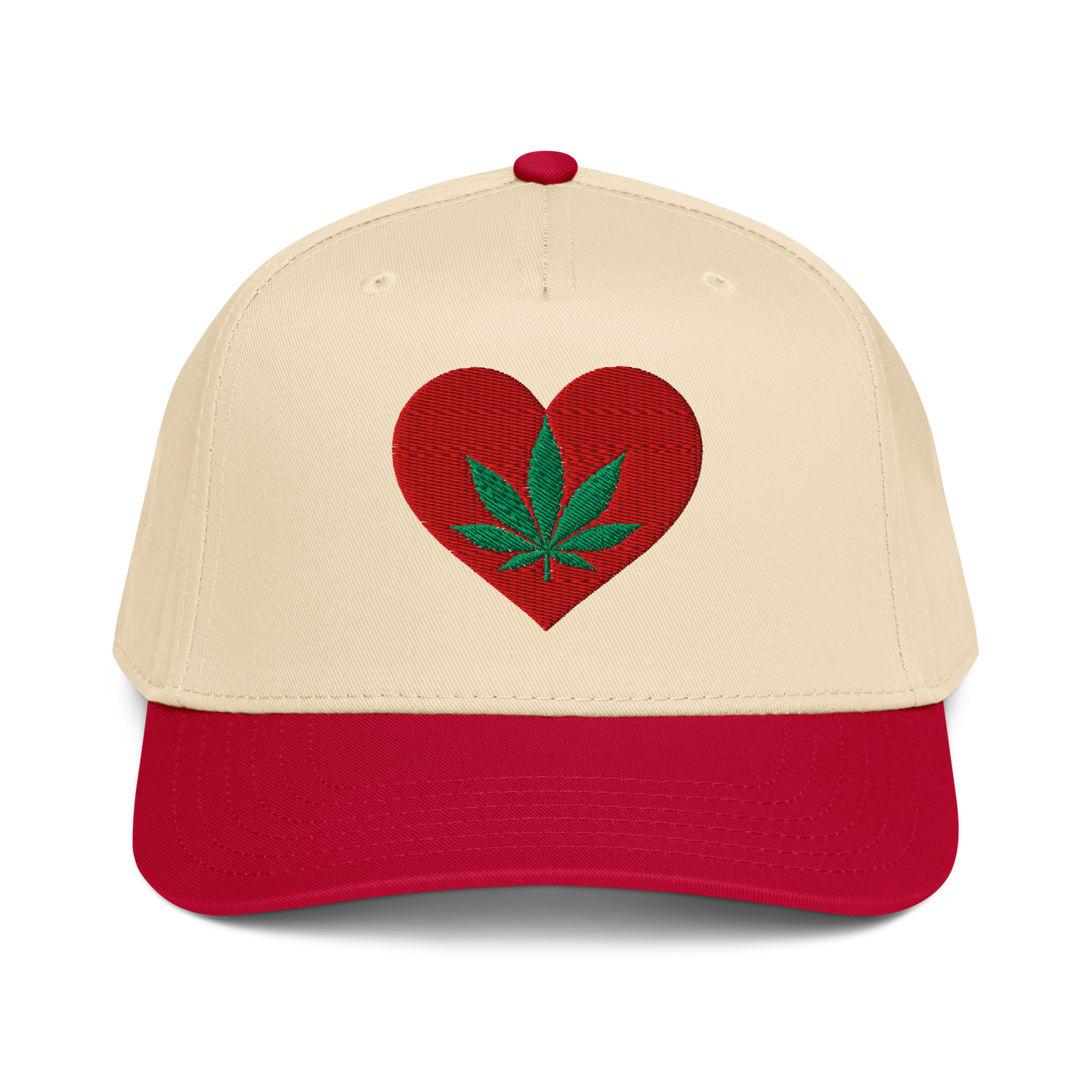 Heart Leaf 5 Panel Hat