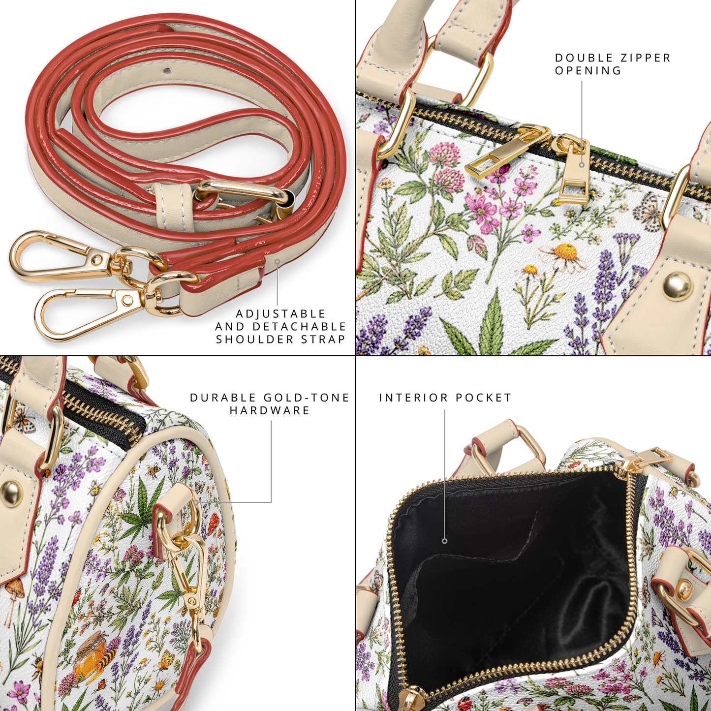 Honey & Herb Crossbody Handbag