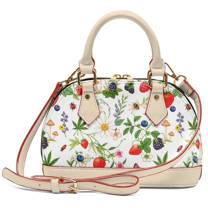 Berry High Dome Satchel Handbag