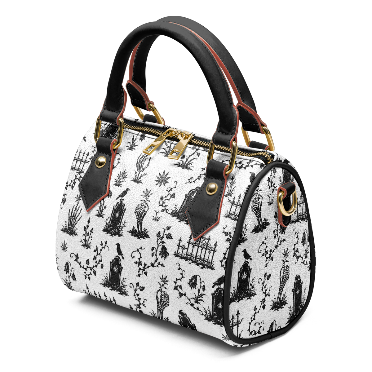 Graveyard Garden Crossbody Handbag