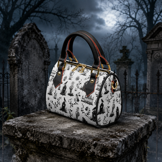 Graveyard Garden Crossbody Handbag