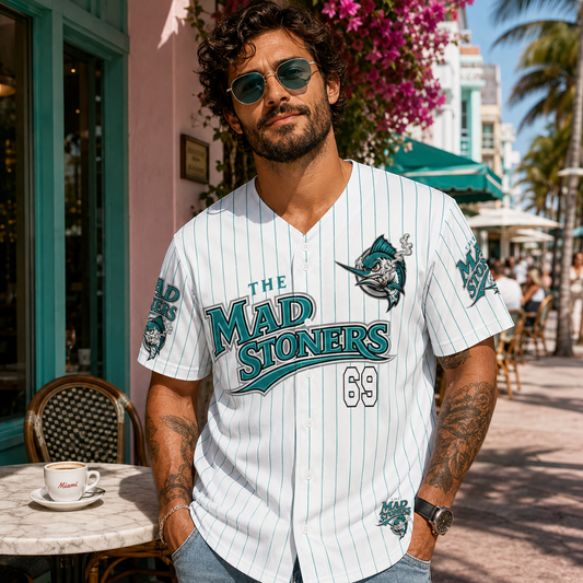The Mad Stoners Baseball Jersey