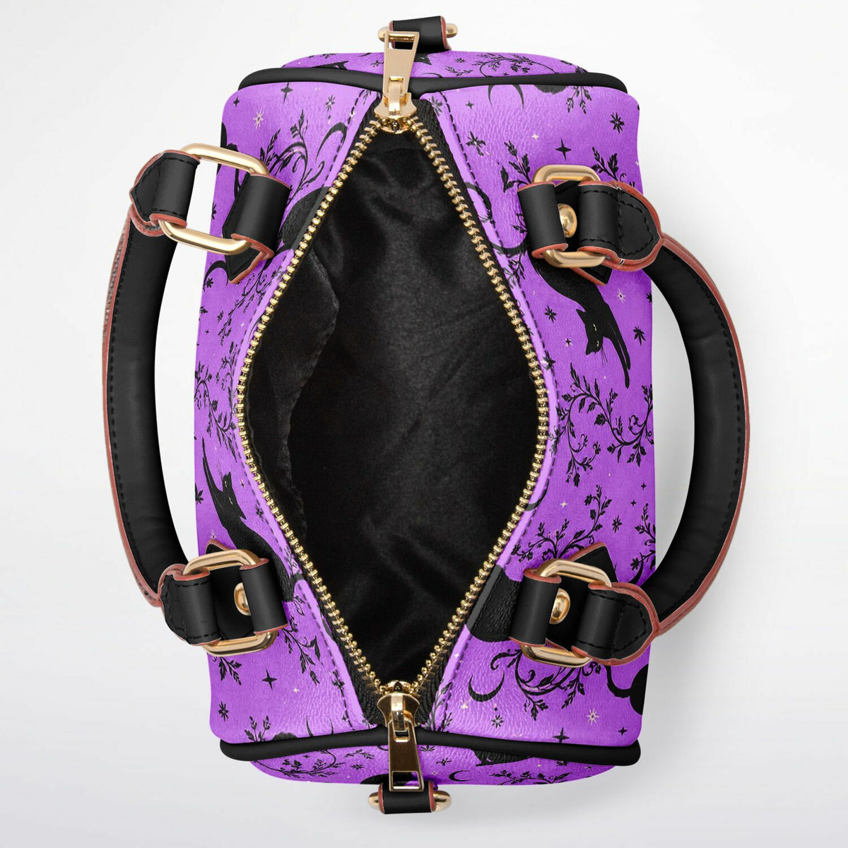 Black Cats Crossbody Handbag