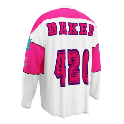 The Mad Stoner Away Hockey Retro Jersey