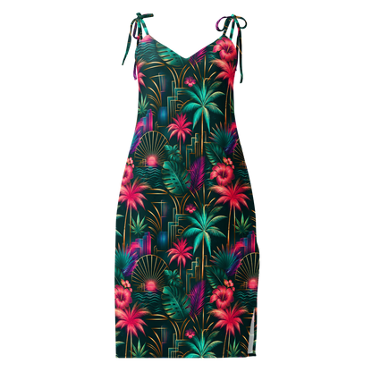 Summer Luxe Tie-Strap Midi Dress