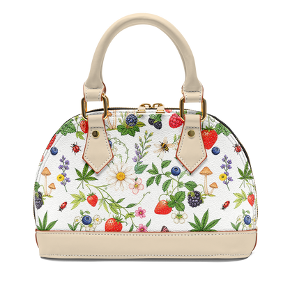 Berry High Dome Satchel Handbag