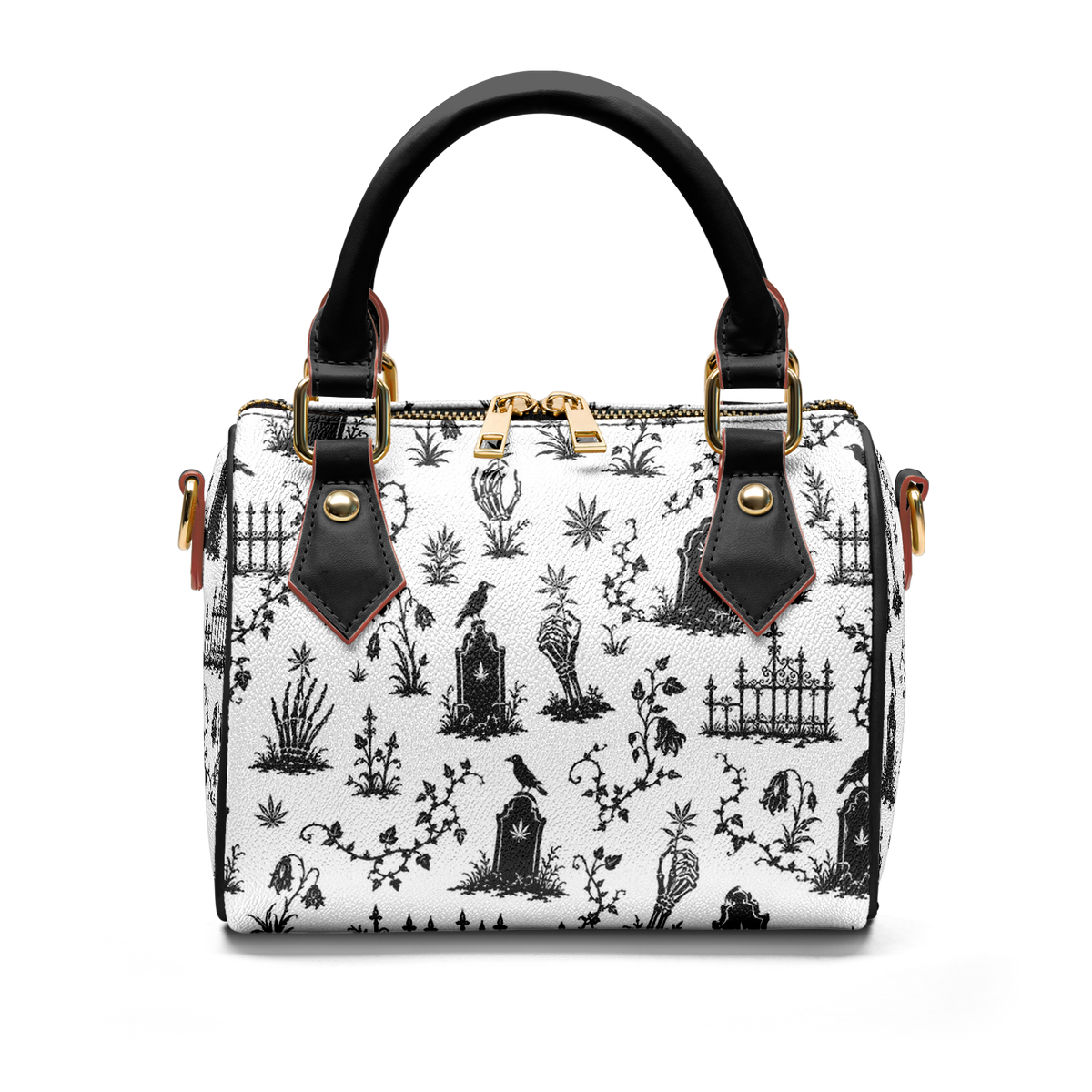 Graveyard Garden Crossbody Handbag