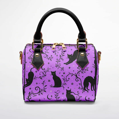 Black Cats Crossbody Handbag