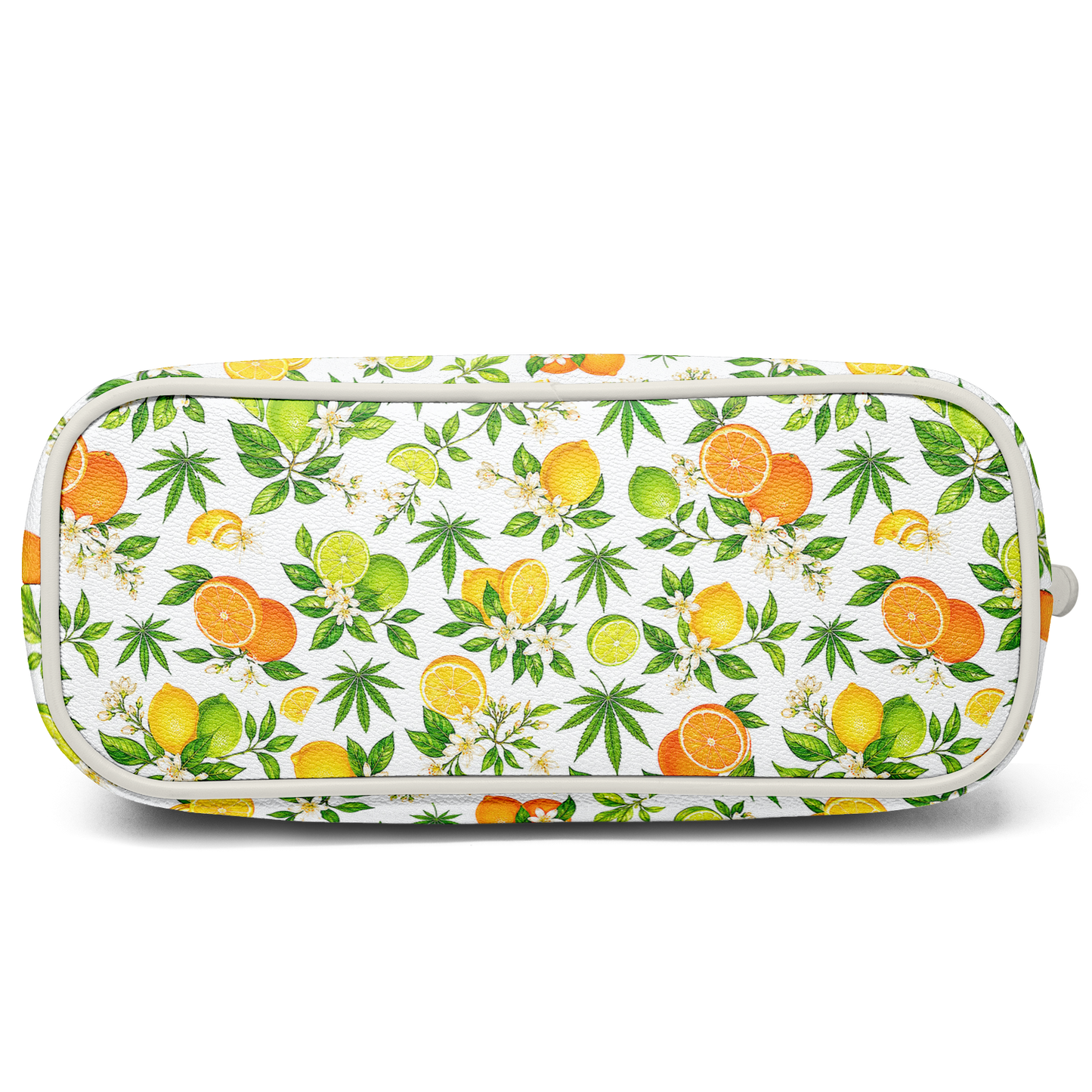 Citrus Haze Leather Tote Bag